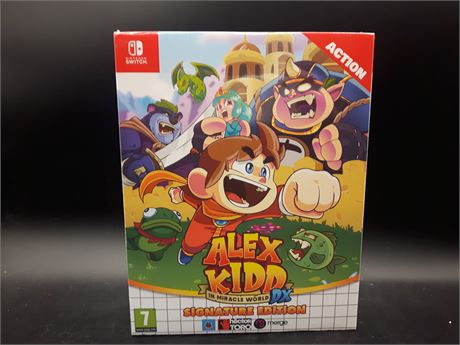 SEALED - ALEX KIDD IN MIRACLE WORLD - COLLECTORS EDITION - SWITCH
