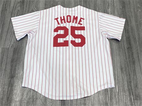 THOME PHILLIES JERSEY - SIZE XL