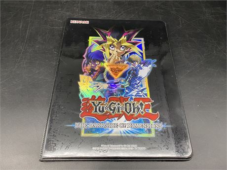 YU-GI-OH CARD BOOK WITH 50+ CARDS