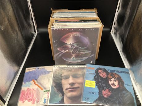 BOX OF MISC RECORDS (40+)