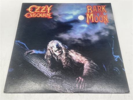 OZZY OZBOURNE - BARK AT THE MOON - VG (SLIGHTLY SCRATCHED)