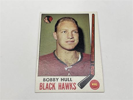 1960s BOBBY HULL CARD W/ STAMP