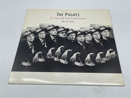 THE POGUES - IF I SHOULD FALL FROM GRACE WITH GOD - EXCELLENT (E)