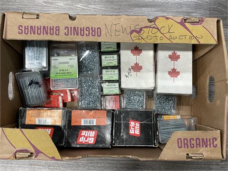 (NEW) LOT OF NAILS, BOLTS & NUTS