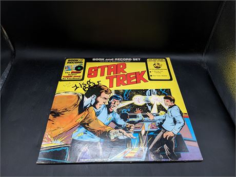 STAR TREK - COMIC BOOK & VINYL RECORD SET (VG+) VERY GOOD PLUS