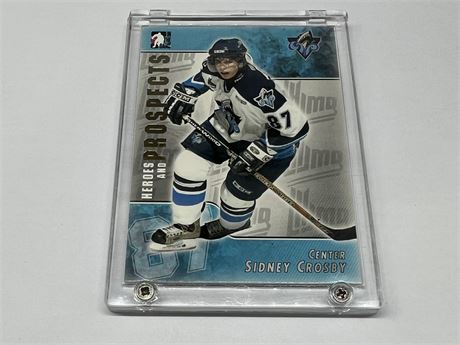 2004 SIDNEY CROSBY IN THE GAME PRE ROOKIE CARD
