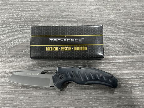 NEW TAC-FORCE FOLDING KNIFE - 7.5” LONG