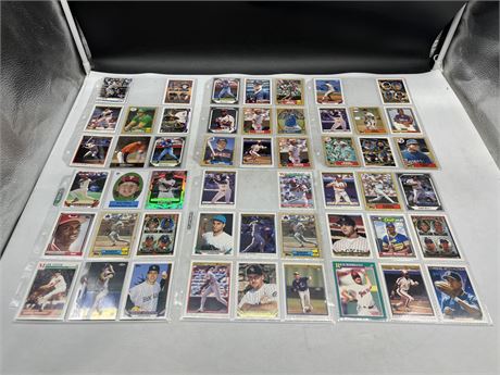 50 MLB ROOKIE CARDS