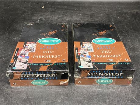 (2) SEALED 1991/92 PARKHURST SERIES 1 WAX BOXES