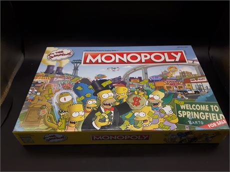 SEALED - SIMPSONS MONOPOLY