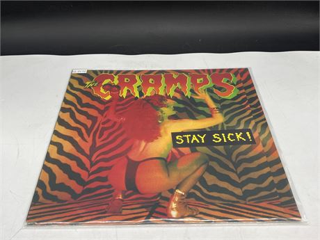 UK PRESSING - THE CRAMPS - STAY SICK - NEAR MINT (NM)