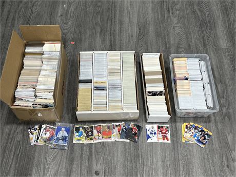 4 BOXES OF NHL CARDS