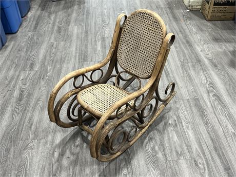 VINTAGE BRENTWOOD KIDS ROCKING CHAIR (28” tall)