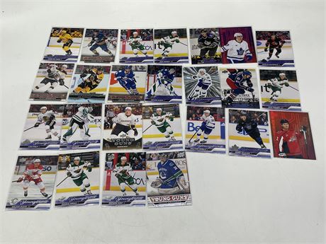 25 YOUNG GUNS ROOKIE CARDS