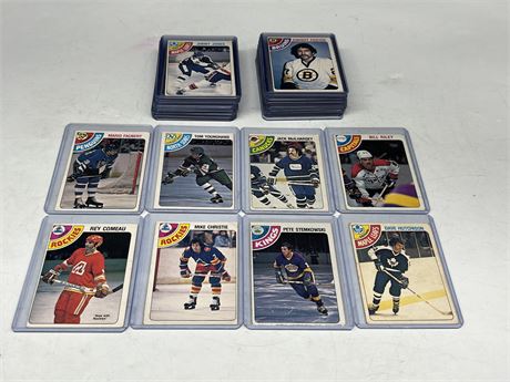 (40) 1978 OPC NHL CARDS IN TOPLOADERS