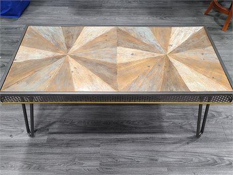 STRUCTUBE RECTCLED TEAK COFFEE TABLE (49"x25")