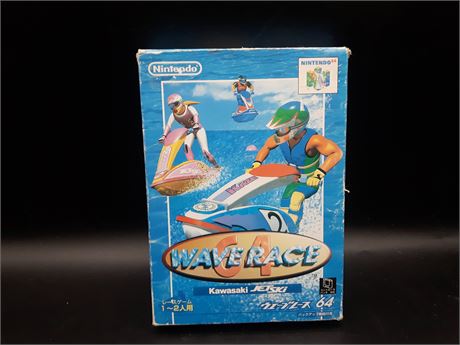 WAVE RACE (JAPANESE EDITION) - CIB - VERY GOOD CONDITION - N64