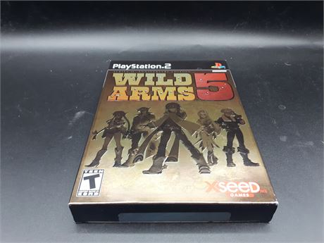 WILD ARMS 5 - CIB - MINT CONDITION - PS2