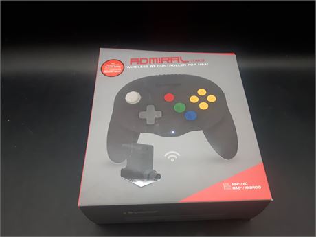 N64 ADMIRAL WIRELESS CONTROLLER - ALSO WORKS ON PC