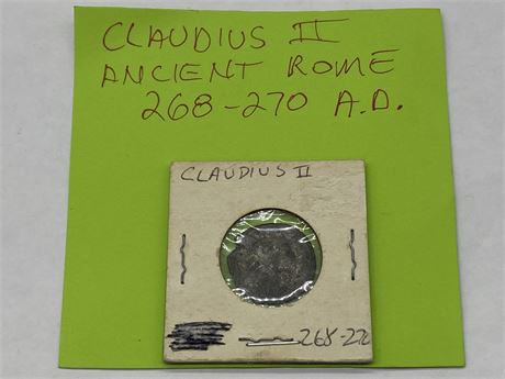 CLAUDIUS II 268-270 AD. ANCIENT ROME