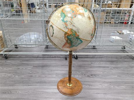 REPLOGLE WORLD GLOBE (16"x3ft tall)