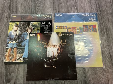 5 ABBA RECORDS