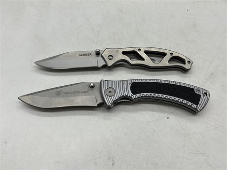 GERBER / SMITH & WESSON POCKET KNIVES