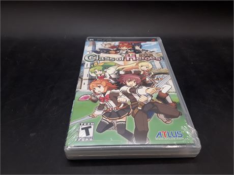 SEALED - CLASS OF HEROES - PSP