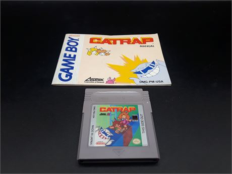 CATRAP WITH MANUAL - VERY GOOD CONDITION - GAMEBOY