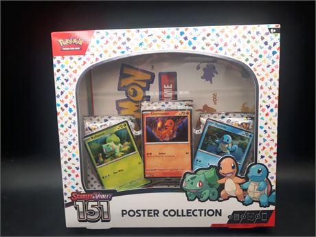 SEALED - POKEMON 151 POSTER COLLECTION