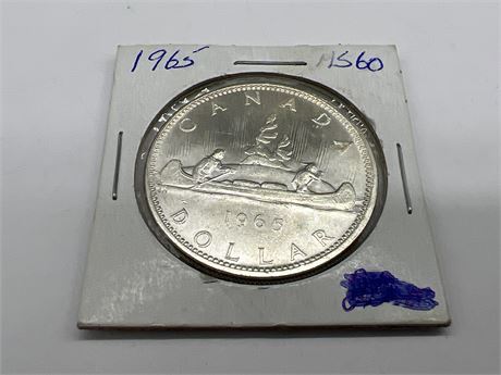 1965 CANADIAN SILVER DOLLAR