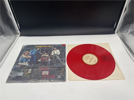 THE WHO - WHO ARE YOU - RED LP - NEAR MINT (NM)