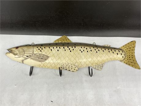 TROUT COATHANGER 18”x5”