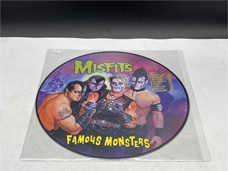 1999 PRESS - MISFITS PICTURE DISC - FAMOUS MONSTERS - MINT (M)