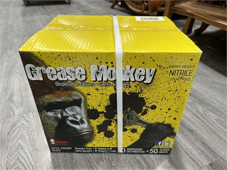 SEALED BOX OF GREASE MONKEY GLOVES - SIZE XL