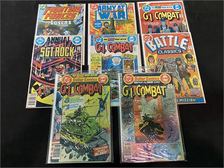 8 ASSORTED DC COMICS