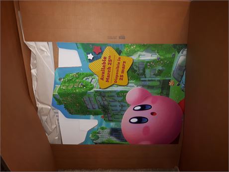 LIMITED EDITION - KIRBY STANDEE - NEW IN BOX