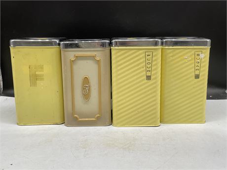 4 MCM CANNISTERS