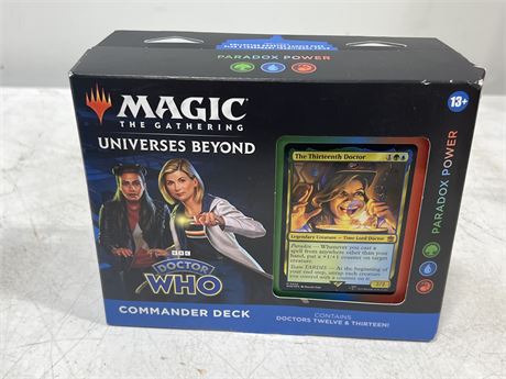 SEALED MAGIC DOCTOR WHO COMMANDER DECK