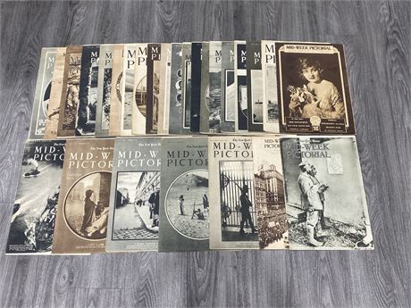 LOT OF EARLY 1900’S NEW YORK TIMES MAGAZINES