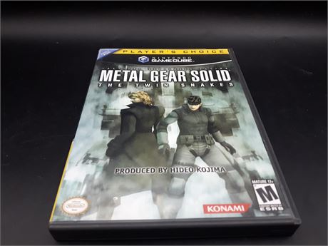METAL GEAR SOLID TWIN SNAKES - EXCELLENT CONDITION - GAMECUBE
