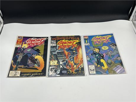 3 GHOST RIDER COMICS INCLUDING #1 & #2