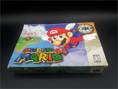 SUPER MARIO 64 - COMPLETE IN BOX - N64