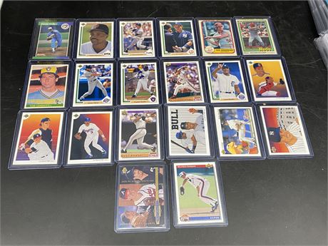 20 MISC. MLB CARDS (7 Rookies)