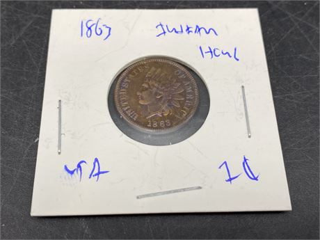 1863 UNITED STATES PENNY