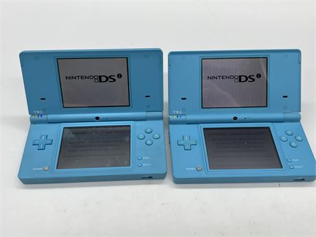 2 NINTENDO DS - NO CHARGERS - WORKS