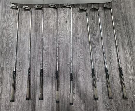 PING EARLY PERIMETER WEIGHTED IRONS 3-9 WEDGE (x8)