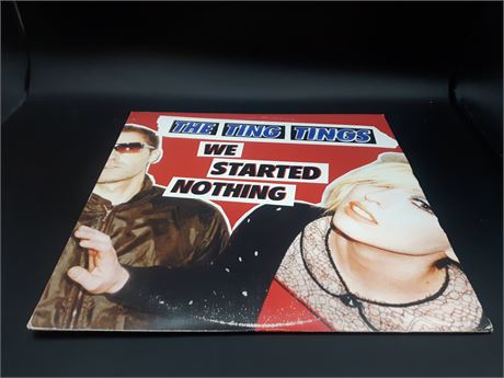THE TING TINGS - WE STARTED NOTHING (MINT CONDITION) VINYL