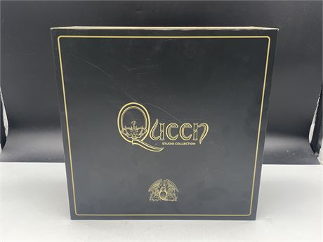 THE QUEEN STUDIO COLLECTION BOXSET - 15 QUEEN RECORDS MINT CONDITION / UNPLAYED