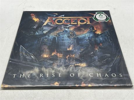 SEALED - ACCEPT - THE RISE OF CHAOS 2LP LIMITED EDITION